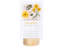 Wildflower Botanicals 2027 Mini Desk Calendar