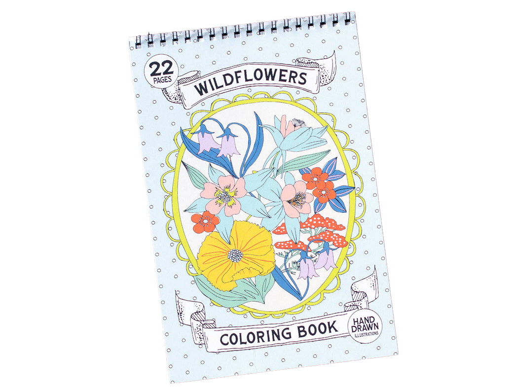 Wildflowers Coloring Book