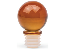 The Moony Glass Bottle Stopper, Amber
