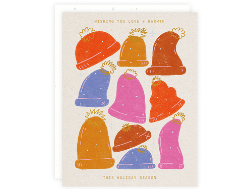 Winter Hats, Single Card