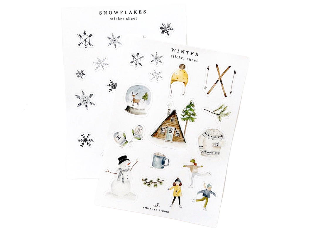 Winter Sticker Sheets