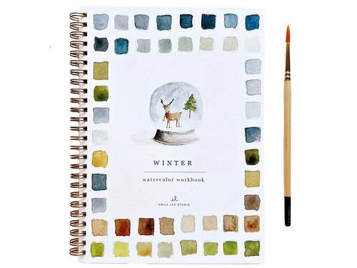 Winter Watercolor Workbook