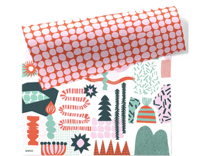 Winterland Gift Wrap: Roll of 3 Sheets