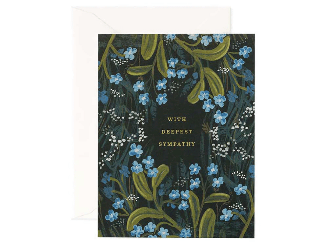 Sympathy Bouquet, Single Card