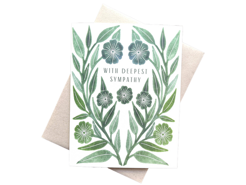 With Deepest Sympathy, Single Card
