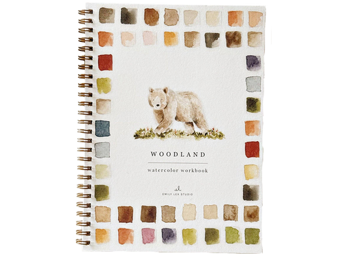 Woodland Watercolor Workbook