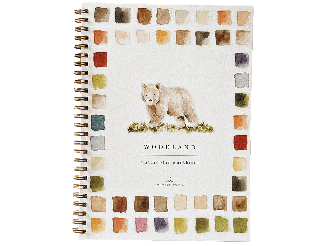 Woodland Watercolor Workbook