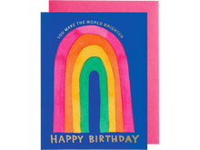 World Brighter Birthday, Single Card