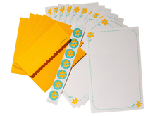 Yellow Flower Letter Writing Set