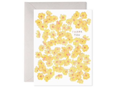 Yellow Flowers Thank You, Boxed set of 6