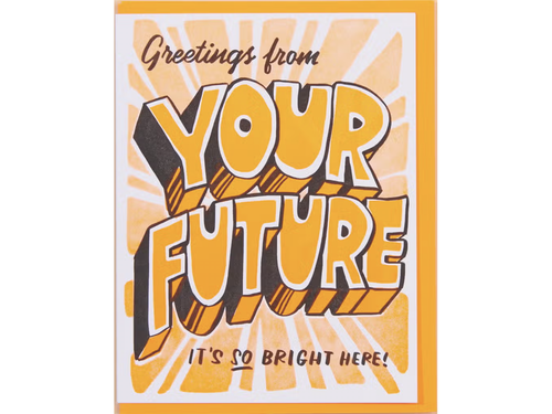 Your Future is Bright Graduation, Single Card
