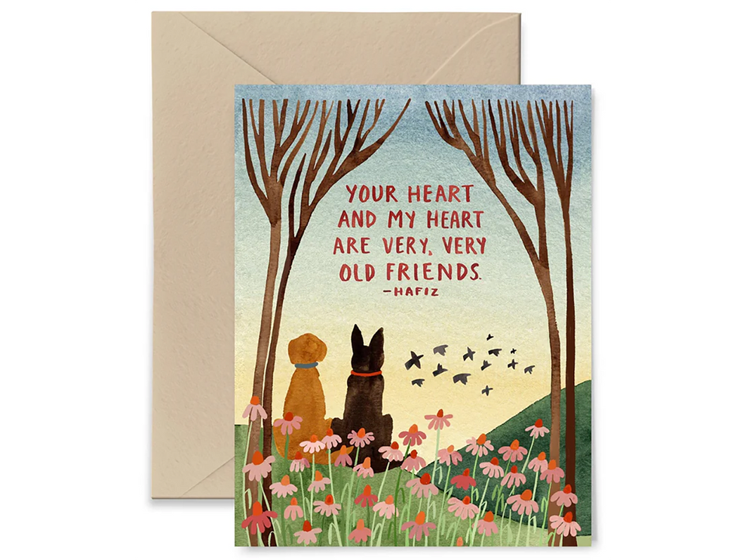 Your Heart And My Heart Are Very Old Friends, Single Card