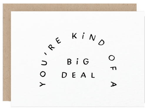 You're Kind of a Big Deal, Single Card