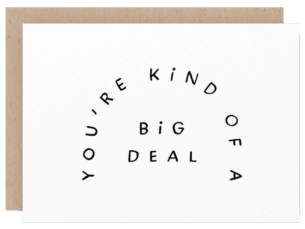 You're Kind of a Big Deal, Single Card