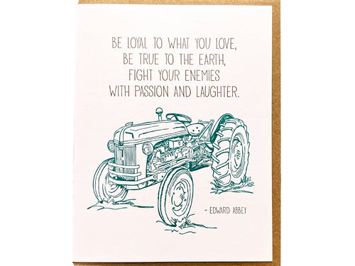 Abbey Quote Greeting Card