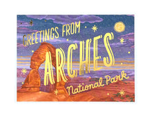 Arches Foil Postcard