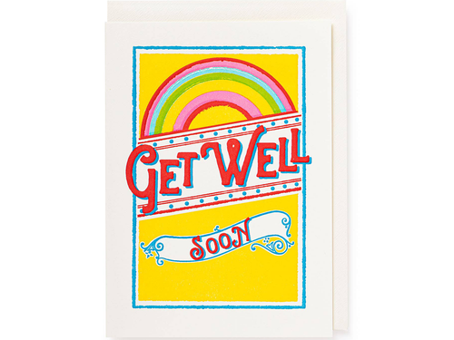 Get Well Rainbow, Single Card