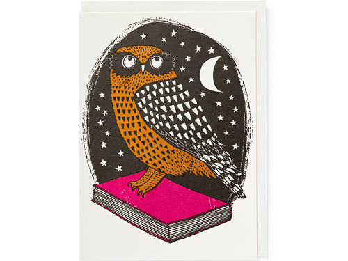 Book Owl, Single Card