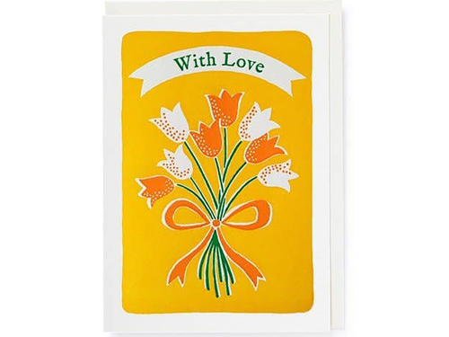 Ariana Tulips Sympathy, Single Card