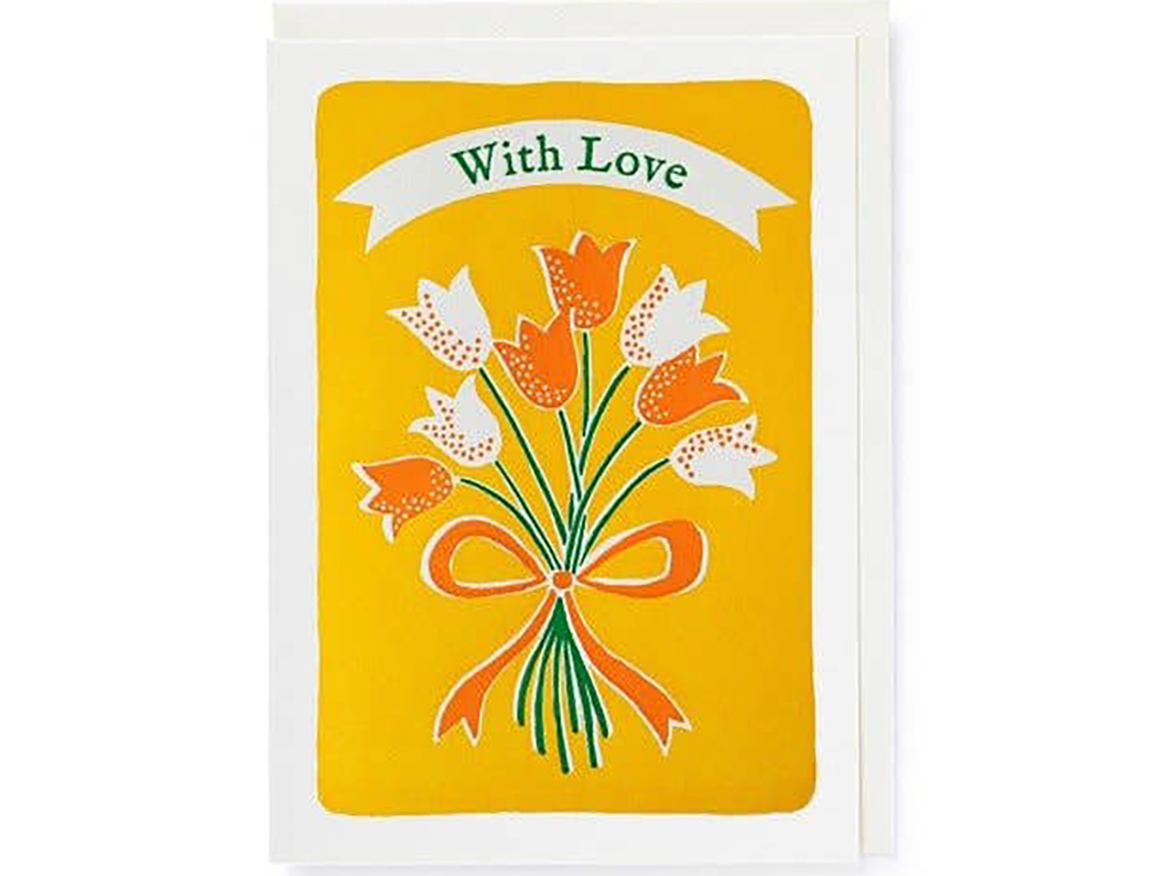 Ariana Tulips Sympathy, Single Card