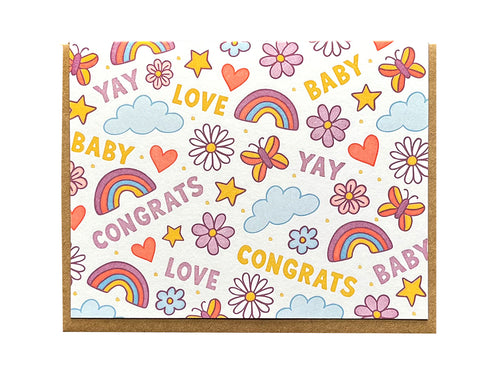 Baby Pattern Greeting Card