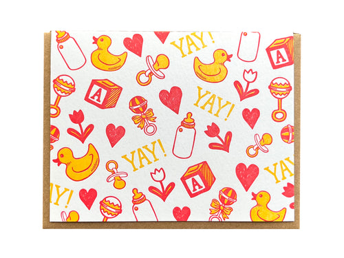 Baby Pattern Greeting Card