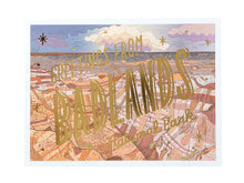 Badlands National Park Scenic Foil Postcard