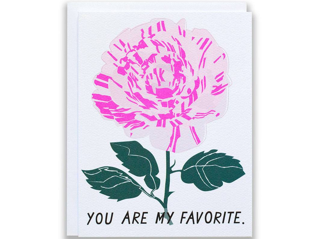 You Are My Favorite Rose, Single Card