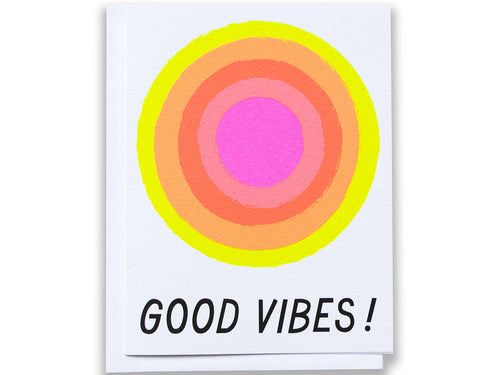 Good Vibes Neon Sunshine, Single Card