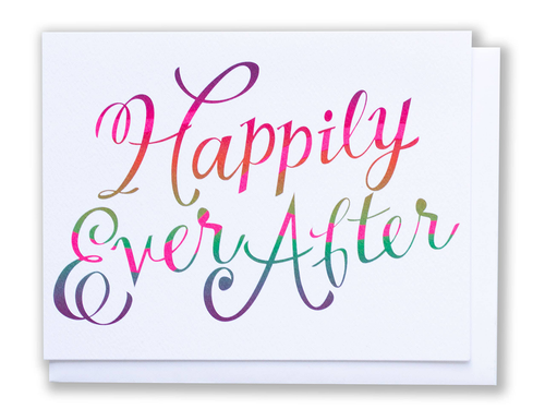 Rainbow Happily Ever After, Single Card