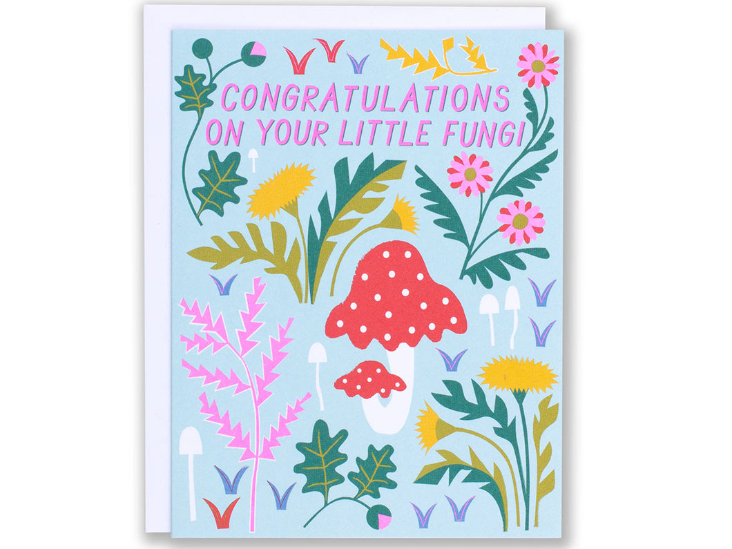 Congratulations Little Fungi, Single Card