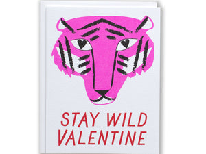 Stay Wild Valentine Tiger, Single Card