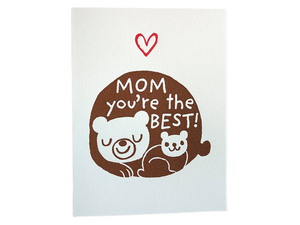 Best Mom Bear, Single Card