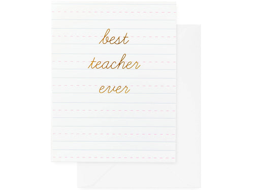Best Teacher Ever, Single Card