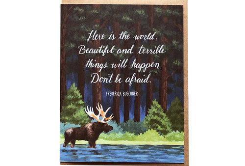 Buechner Quote Greeting Card