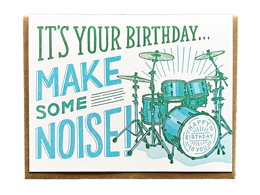 Birthday Noise Greeting Card