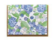 Blueberries, Greeting, Greeting Card