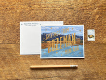 Bozeman MT Scenic Foil Postcard