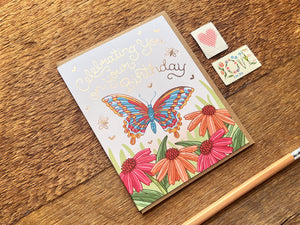 Butterfly Birthday Greeting Card