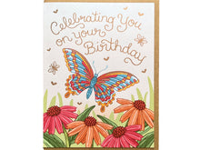 Butterfly Birthday Greeting Card