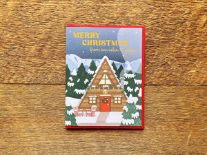 Christmas Cabin Card