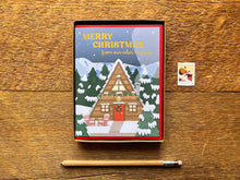 Christmas Cabin Card