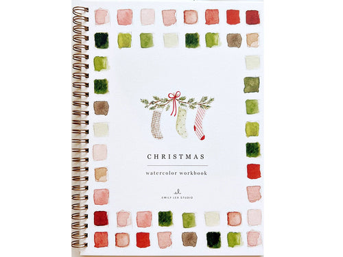 Christmas Watercolor Workbook