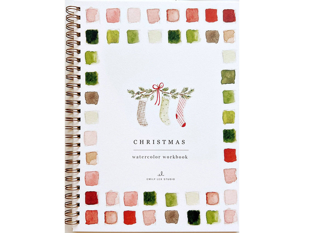 Christmas Watercolor Workbook