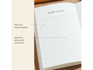 Colorblock Daily Undated Planner