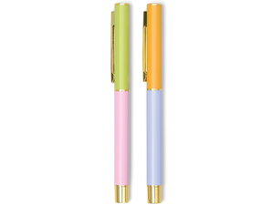 Color Block Pens, Set of 2