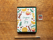 Comfort Joy Holiday Card