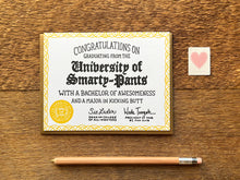 Congrats Smarty-Pants Greeting Card