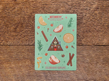 Cozy Cabin Holiday Sticker Sheet