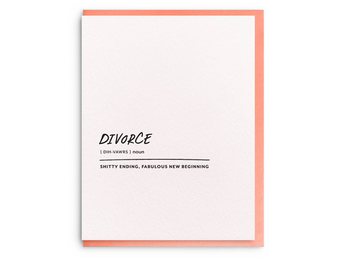 Divorce, Single Card